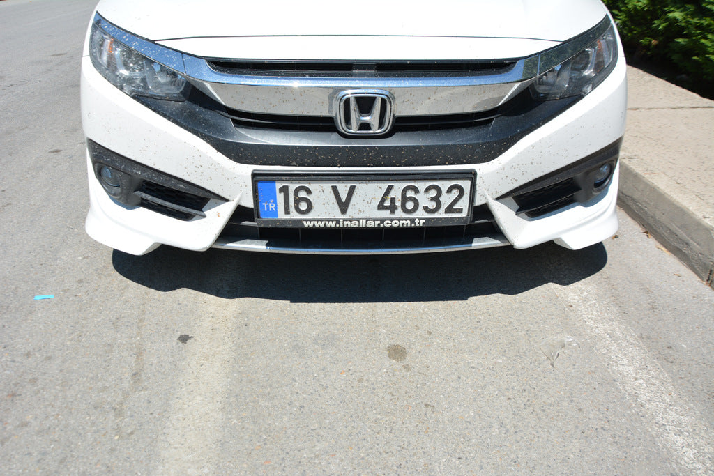 Front bumper corners (primed for painting) for Honda Civic Sedan X 2016-2021 - image 2