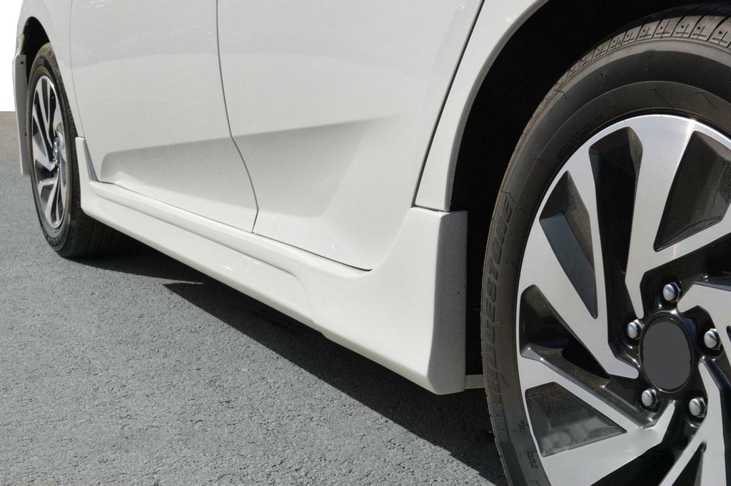 Side skirts (primed for painting) for Honda Civic Sedan X 2016-2021 - image 1
