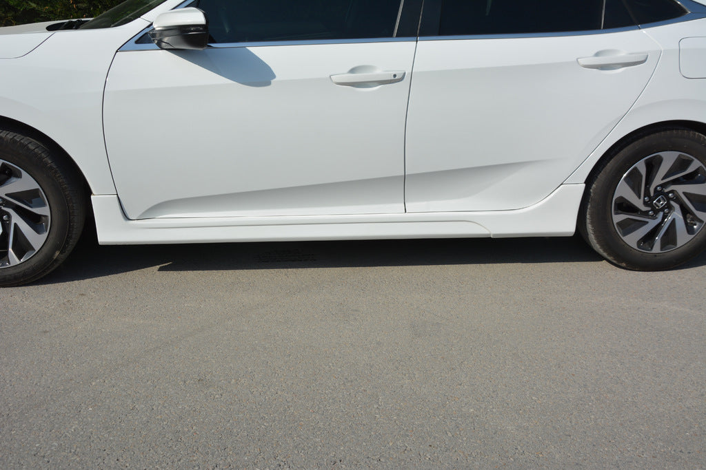 Side skirts (primed for painting) for Honda Civic Sedan X 2016-2021 - image 3
