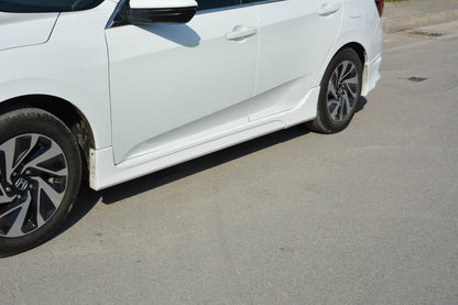 Side sill (for painting) for Honda Civic Sedan X 2016-2021 - Reelken Auto