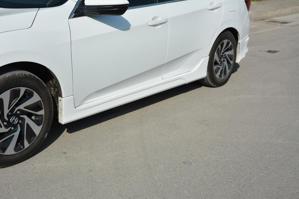 Side skirts (primed for painting) for Honda Civic Sedan X 2016-2021 - image 4