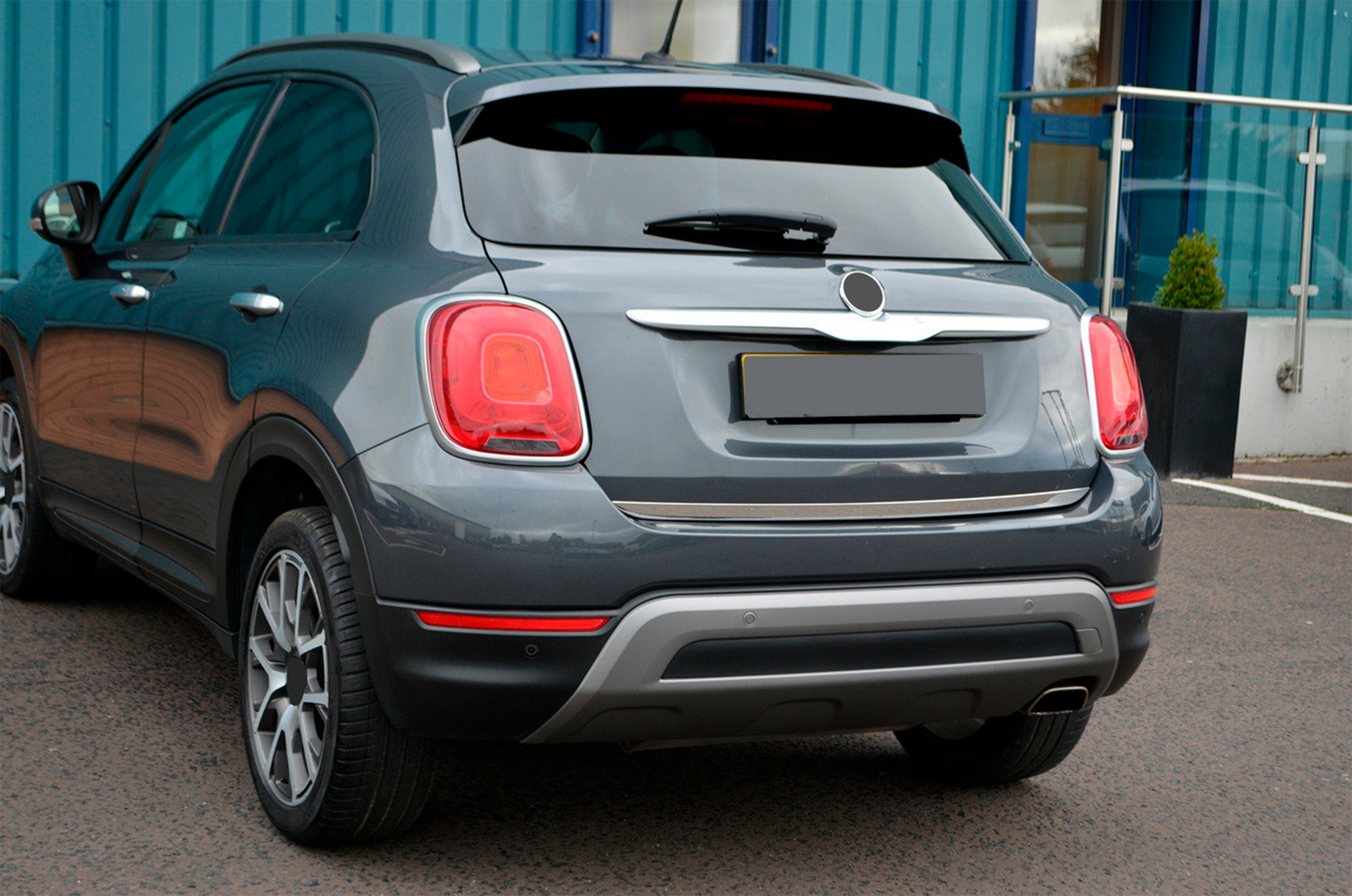 Trunk trim stainless steel for Fiat 500X 2014-2024 - image 2