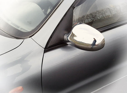 Stainless Steel Mirror Covers for Chevrolet Lanos 1998-2017 - image 3