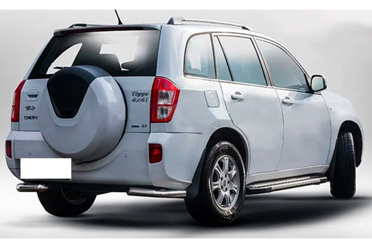 Rear Corner Bars AK003 (2 pcs, stainless steel) for Chery Tiggo 3 2005- - image 1