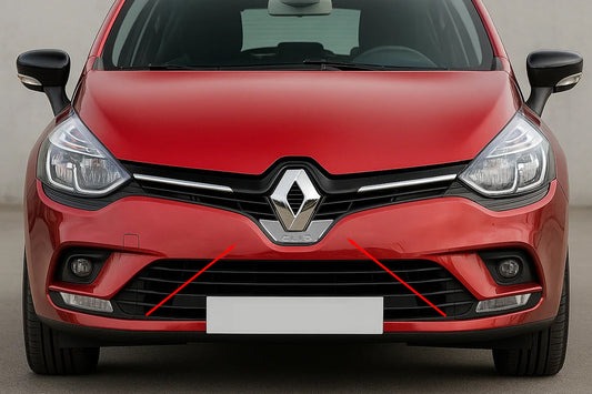 Front Emblem Trim Carmos (Stainless Steel) for Renault Clio IV 2012-2019 - image 1