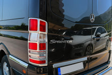Chrome Tail Light Covers (2 pcs, Stainless Steel) for Mercedes Sprinter W906 2006-2018 - image 2