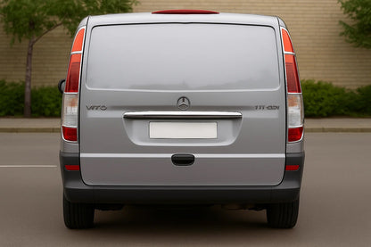 Chrome Tail Light Covers (2 pcs, Stainless Steel) for Mercedes Vito W639 2004-2014 - image 1