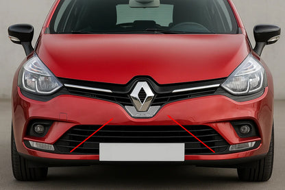 Front Emblem Trim Carmos (Stainless Steel) for Renault Clio IV 2012-2019 - image 1