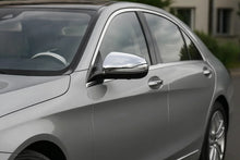 Mirror Covers (2 pcs, Stainless Steel) for Mercedes S-сlass W222 2013-2020 - image 1