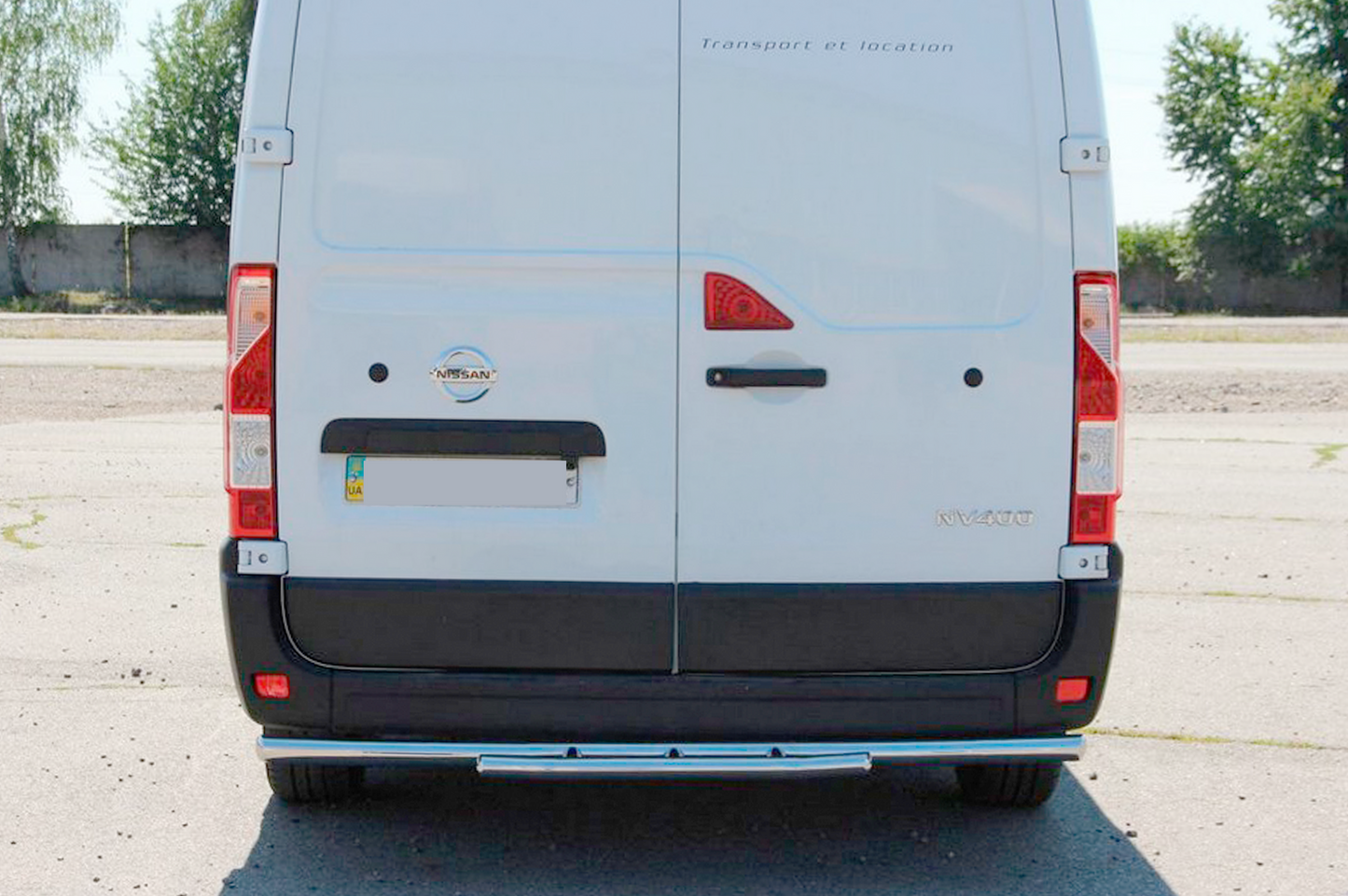 Rear Bar AK011 (Stainless Steel) for Nissan NV400 2010-2024 - image 4