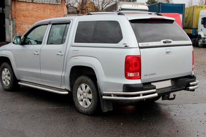 Rear Corner Bars AK003-Double (2 pcs, stainless steel) for Volkswagen Amarok 2010-2022 - image 5