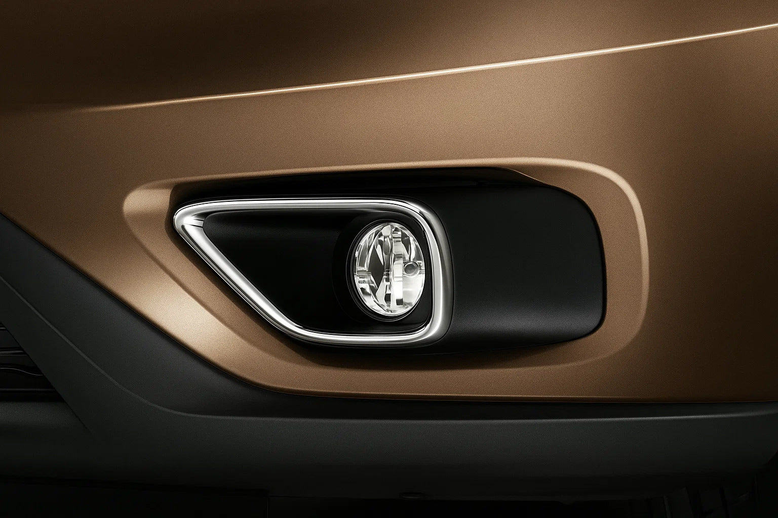 Fog Light Trims 2015↗︎ (2 pcs, stainless steel) for Fiat Doblo II 2010-2022 - image 1