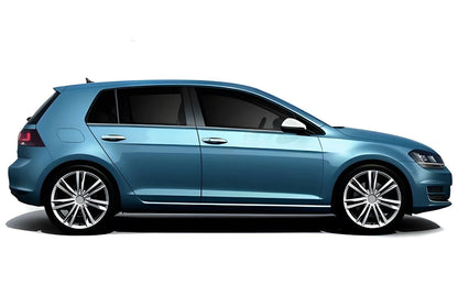 Lower Window Trim Black Chrome (4 pcs, Stainless Steel) for Volkswagen Golf 7/E-Golf 2012-2020 - image 3