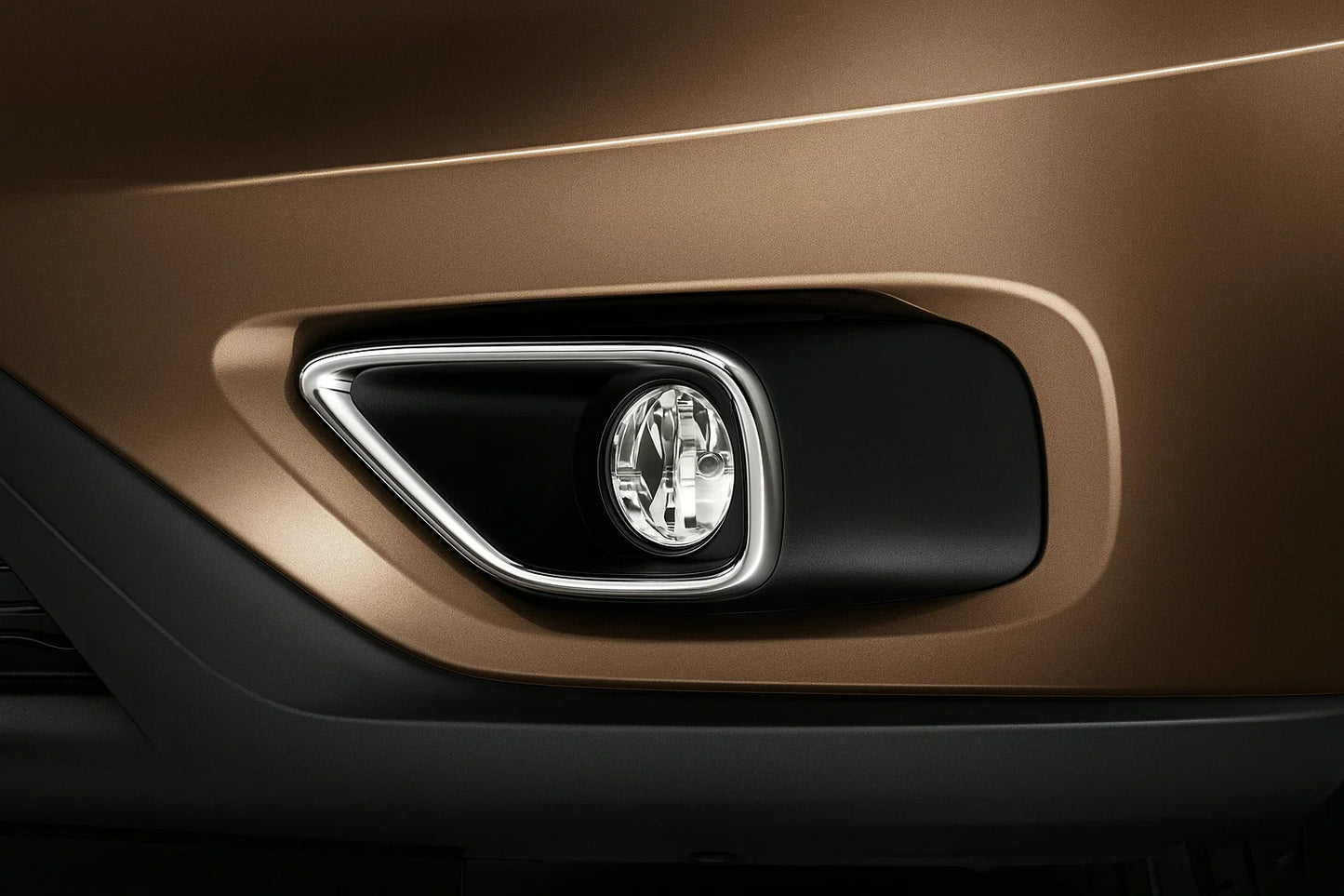 Fog Light Trims 2015↗︎ (2 pcs, stainless steel) for Fiat Doblo II 2010-2022 - image 1