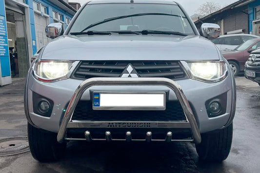 Bull Bar WT004 Stainless Steel for Mitsubishi L200 2006-2015 - image 2
