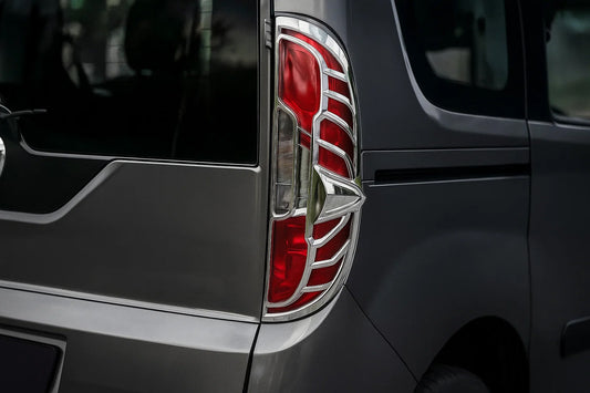 Chrome Tail Light Trim (2015↗, 2 pcs, plastic) for Opel Combo 2012-2018 - image 1