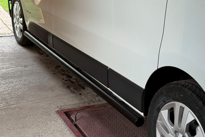 Side Bars BB002 Black (2 pcs, Stainless Steel) for Renault Trafic 2015- - image 7