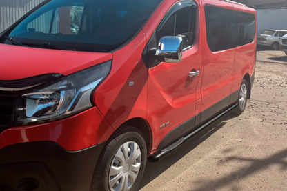 Side Bars BB002 Black (2 pcs, Stainless Steel) for Fiat Talento 2016- - image 5