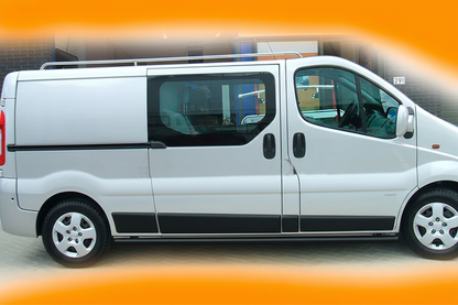 Side Bars BB002 Black (2 pcs, Stainless Steel) for Opel Vivaro 2015-2019 - image 8