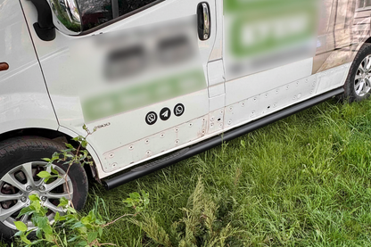 Side Bars BB002 Black (2 pcs, Stainless Steel) for Opel Vivaro 2015-2019 - image 7