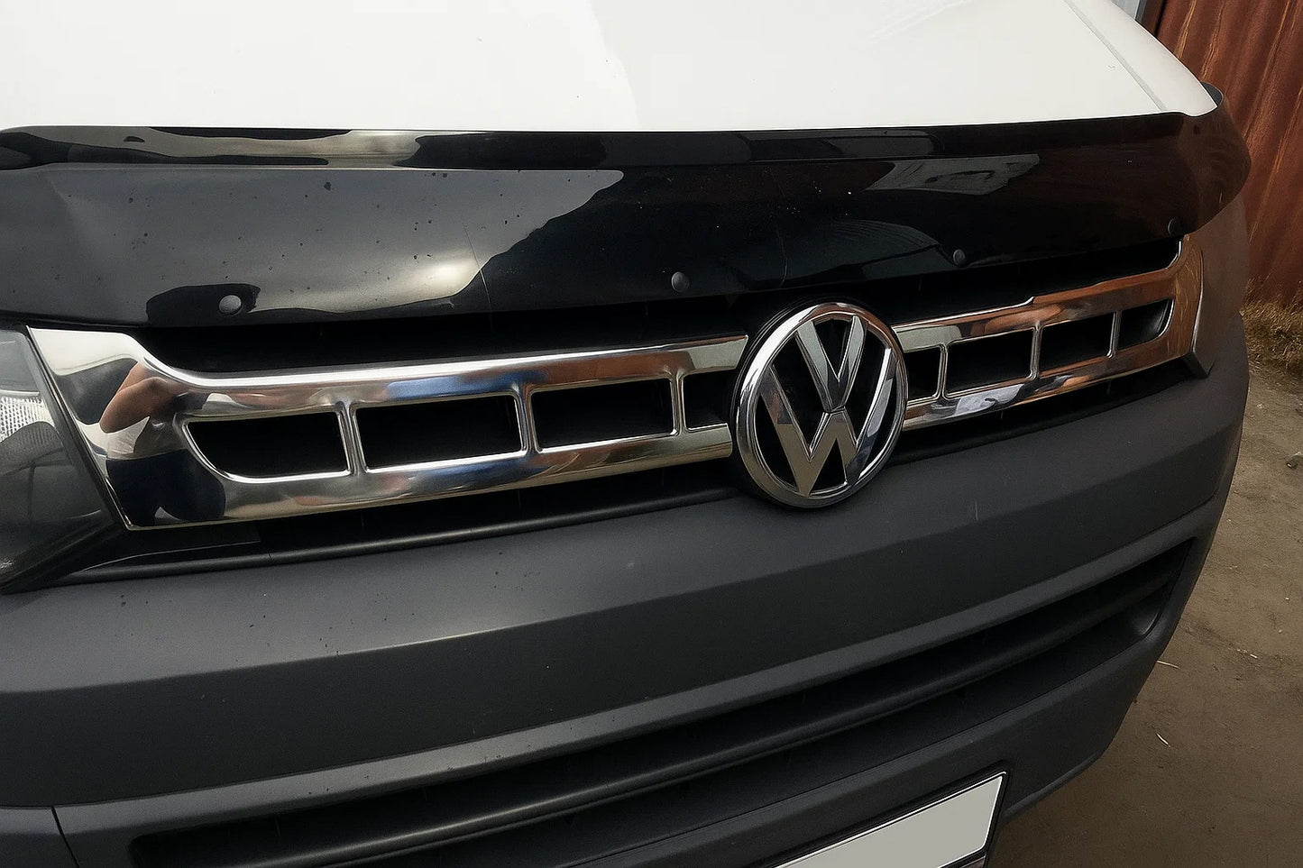 Grille Trim Covers Chrome (Carmos, 2 pcs, Stainless Steel) for Volkswagen T5 2010-2015 - image 3
