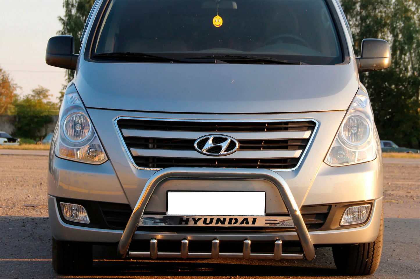 Bull Bar WT004 Stainless Steel for Hyundai H300, H1, Starex 2008-2020 - image 1
