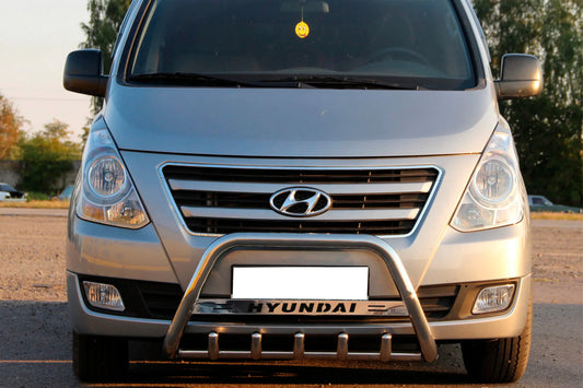 Bull Bar WT004 Stainless Steel for Hyundai H300, H1, Starex 2008-2020 - image 1