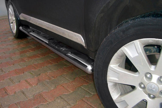 Side Pipes (2 pcs, Stainless Steel) for Mitsubishi Outlander 2012-2021 - image 1