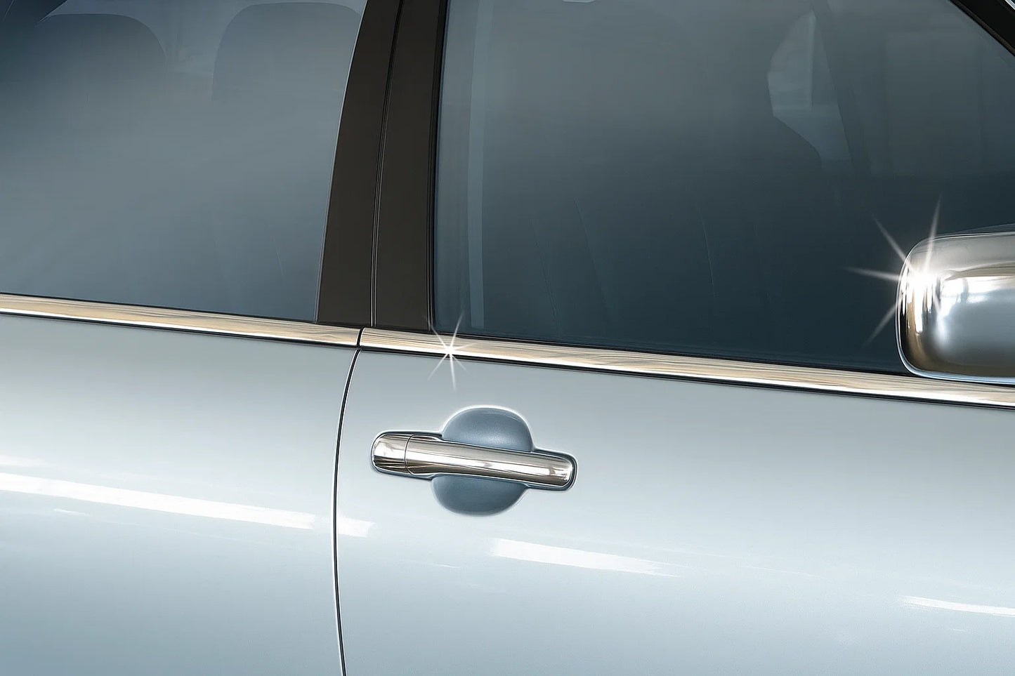 Exterior Window Trim Stainless Steel (4 pcs) for Mitsubishi Lancer 9 2004-2008 - image 3