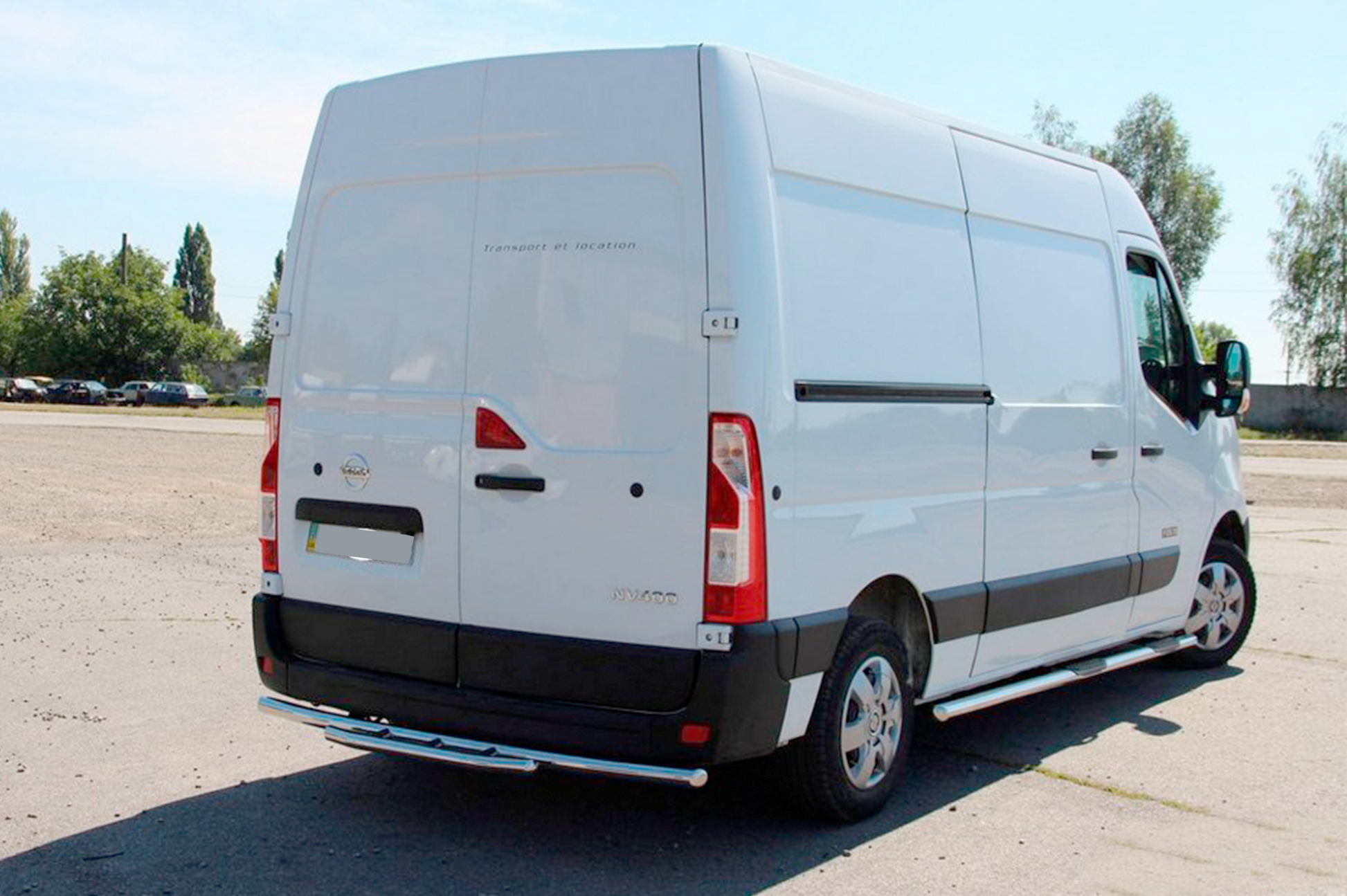 Rear Bar AK011 (Stainless Steel) for Renault Master 2011-2023 - image 4