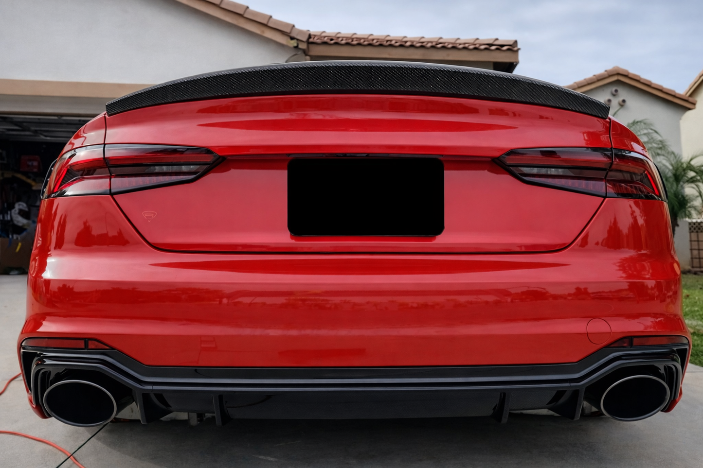 Spoiler V6 (for Sportback, Carbon) for Audi A5 2016-2025 - image 2