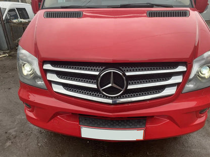 Chrome Grille Covers (2013↗, Stainless Steel) for Mercedes Sprinter W906 2006-2018 - image 7