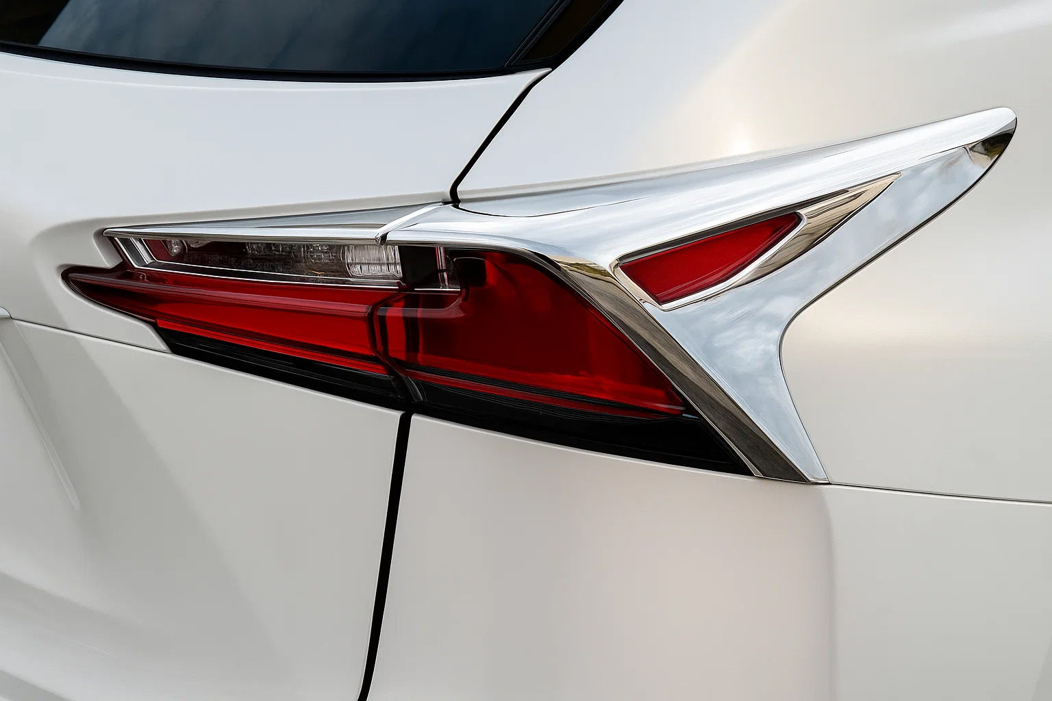 Chrome Tail Light Covers (2 pcs, ABS) for Lexus NX 2014-2021 - image 1
