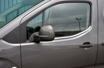 Window Trim (2 pcs, Stainless Steel) for Peugeot Partner/Rifter 2019- - image 5