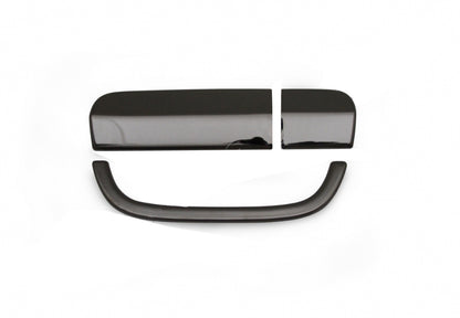 Rear Door Handle Cover Black Chrome (Stainless Steel) for Mercedes Vito W639 2004-2014 - image 1