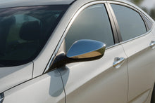 Mirror covers without indicator (2 pcs, stainless steel) for Hyundai Elantra (MD/UD) 2011-2015 - image 1