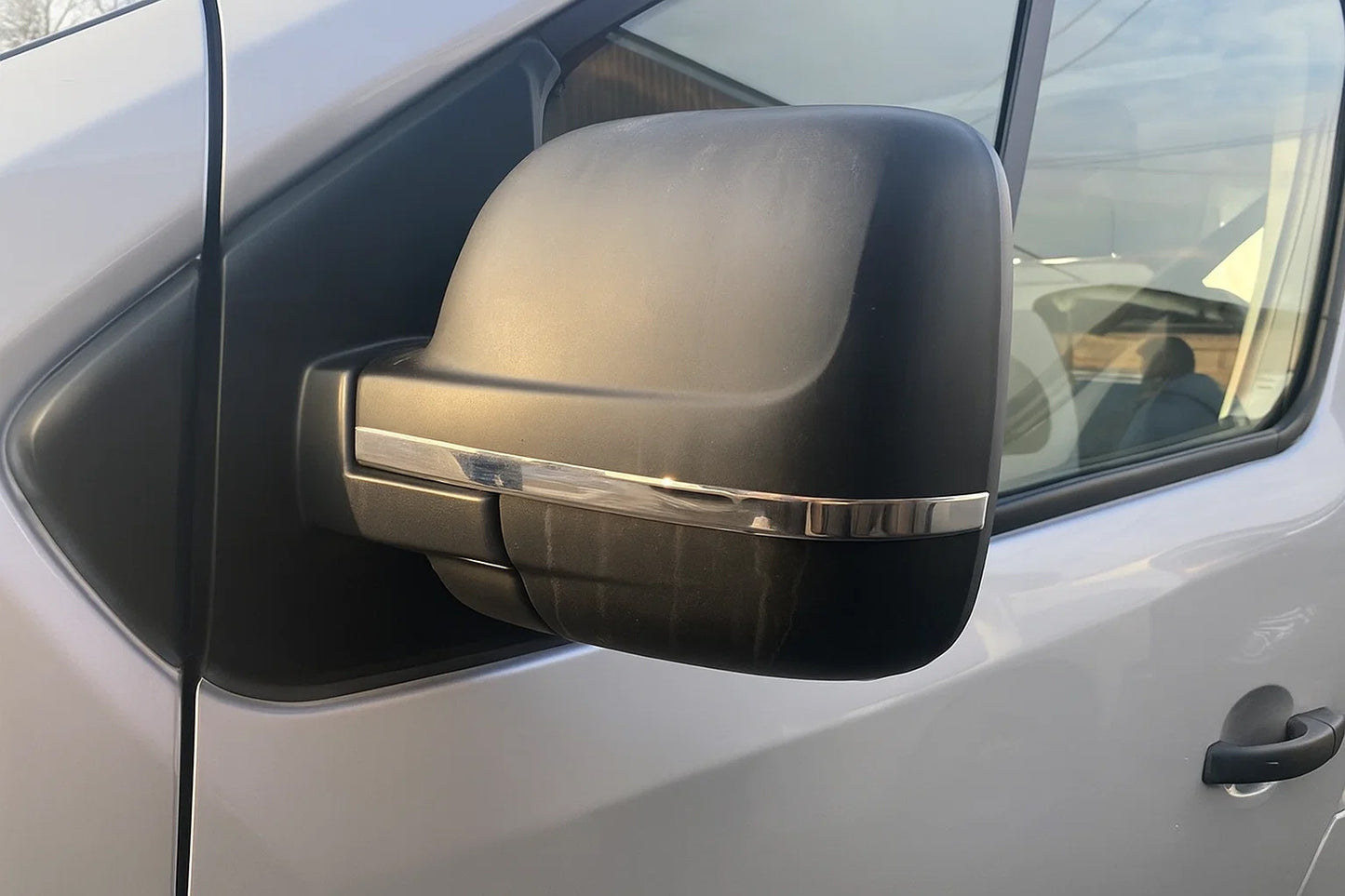 Mirror Covers Stainless Steel (2 pcs) for Renault Trafic 2015- - image 1