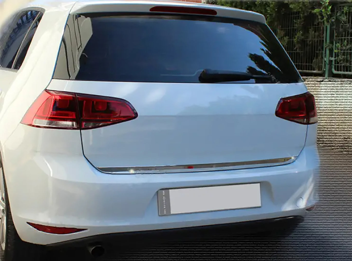 Trunk Trim HB Stainless Steel for Volkswagen Golf 7/E-Golf 2012-2020 - image 4