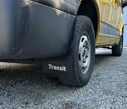 Rear Mud Flaps (2 pcs) Straight for Ford Transit 2000-2014 - image 2