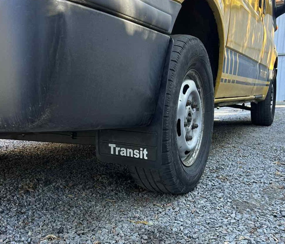 Rear Mud Flaps (2 pcs) Straight for Ford Transit 2000-2014 - image 2