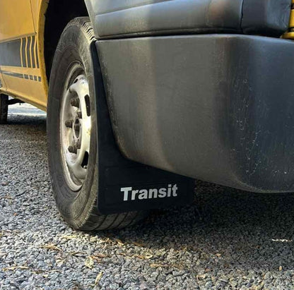 Rear Mud Flaps (2 pcs) Straight for Ford Transit 2000-2014 - image 1