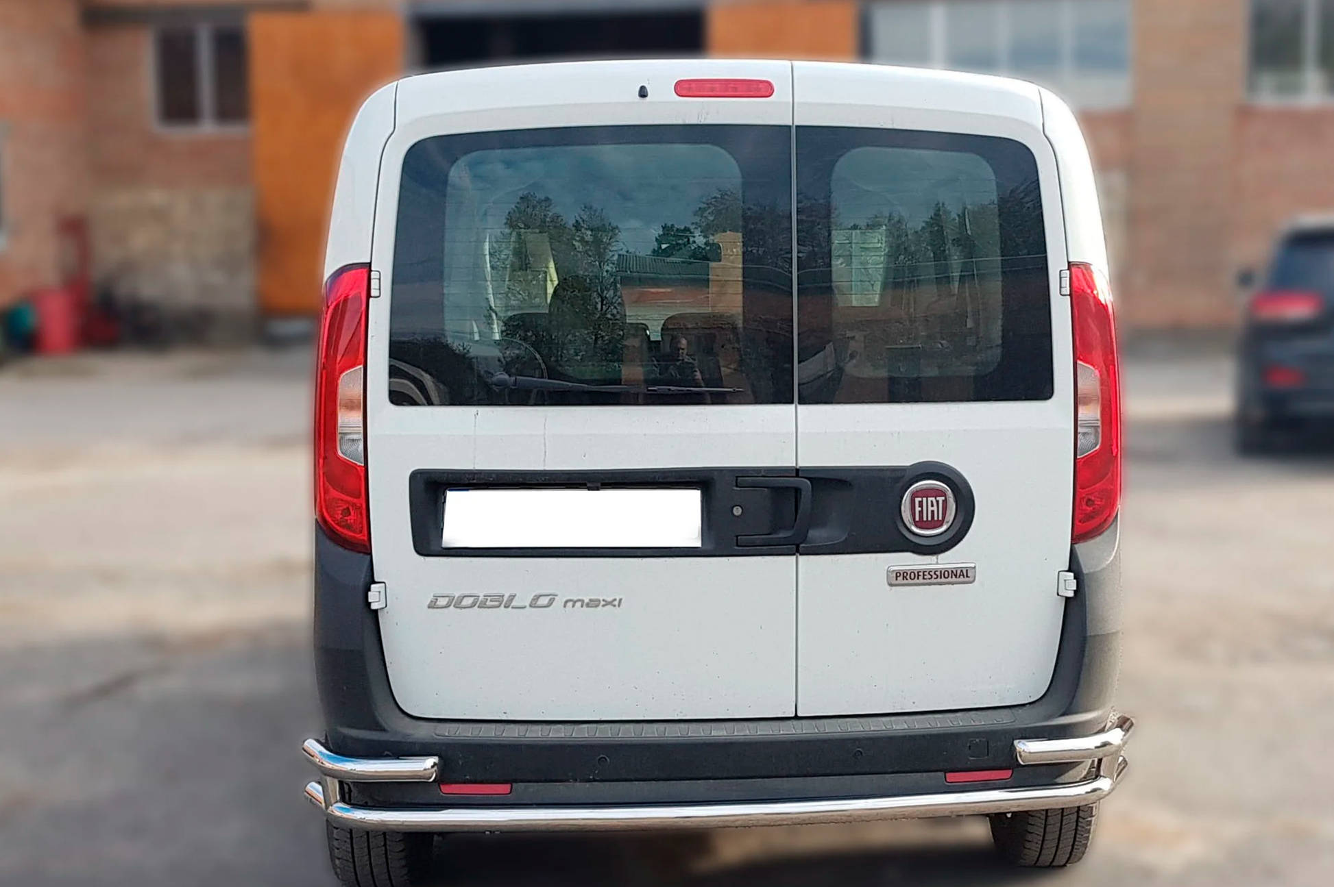 Rear Bar AK005/2-Double (Stainless Steel) for Fiat Doblo II 2010-2022 - image 2
