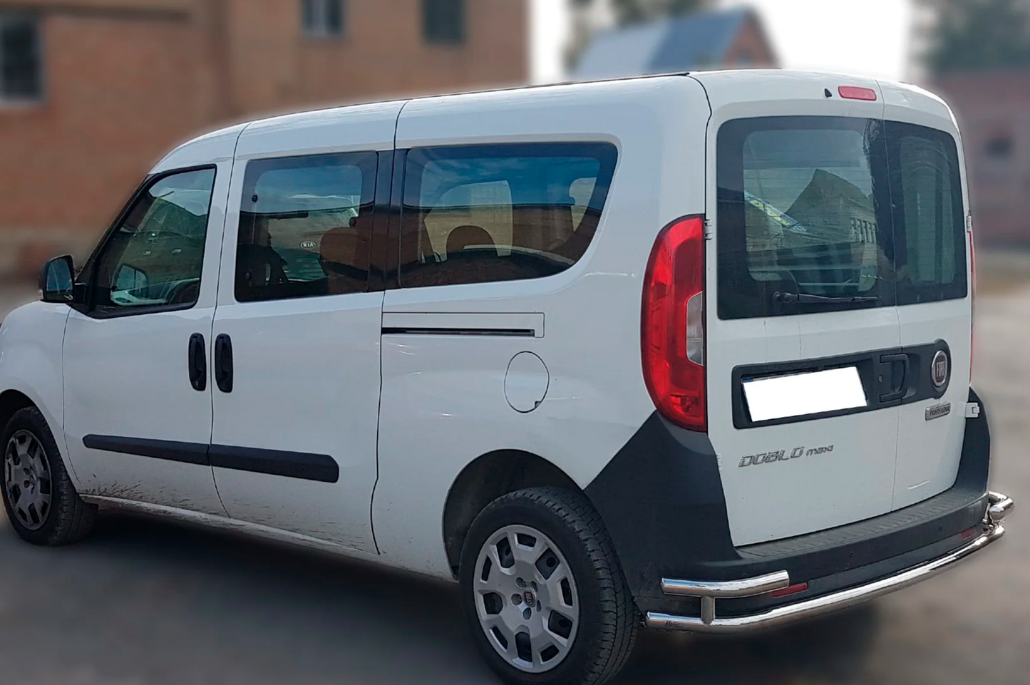 Rear Bar AK005/2-Double (Stainless Steel) for Fiat Doblo II 2010-2022 - image 3