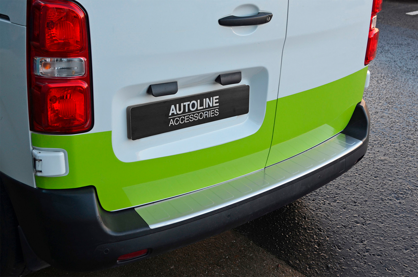 Rear Bumper Protector OmsaLine Stainless Steel for Fiat Scudo 2022- - image 1
