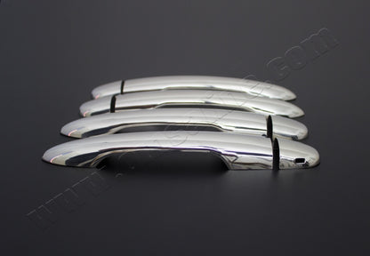 Chrome Door Handle Covers (4 pcs, Stainless Steel) for Renault Megane II 2004-2009 - image 5