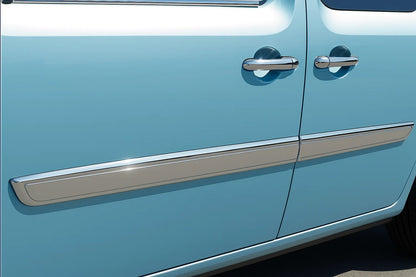 Door Mouldings Stainless Steel (2008-2011, 4 pcs) for Renault Kangoo 2008-2020 - image 1