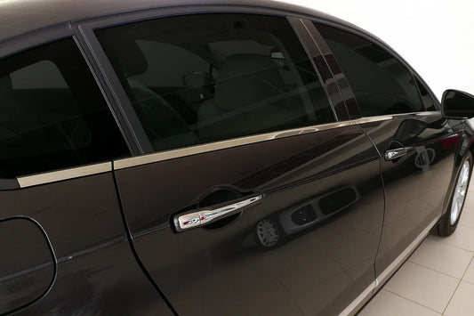 Lower window trim stainless steel (6 pcs) for Citroen C-5 2008-2017 - image 1