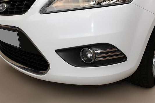 Chrome Fog Light Covers (6 pcs, Stainless Steel) for Ford Focus II 2008-2011 - image 1