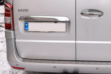 Chrome trim above license plate 2-door (stainless steel) for Mercedes Vito/V-class W447 2014- - image 1