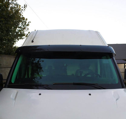 Windshield visor V2 (black gloss, 5mm) for Iveco Daily 2014↗ - Reelken Auto
